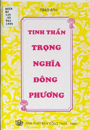 Bìa sách Tinh Thần Trọng Nghĩa Đông Phương